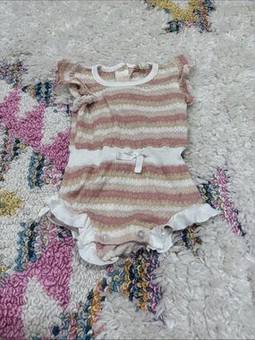 Rabbit Moon Knit Romper